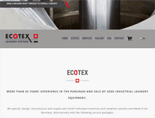 Tablet Screenshot of ecotex-web.com